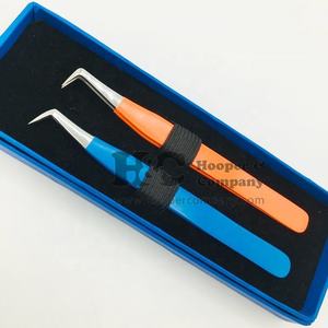 Pinzas de pestañas individuales de volumen, pinzas personalizadas para extensión de pestañas, pinzas de pestañas de etiqueta privada, embalaje personalizado, venta superior de visón - Product Image 3