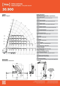 2 unités-Grue à flèche TKA 30.900-Capacité de 10.250Kg de haute qualité et portée verticale de 23.8m pour camions-PRIX SUR DEMANDE - Product Image 4