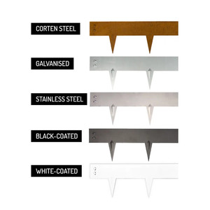 Precio de fábrica, borde DE PAISAJE DE Metal, conector rápido, ribete de césped, acero galvanizado, equipos de jardinería al aire libre, OEM ODM - Product Image 4