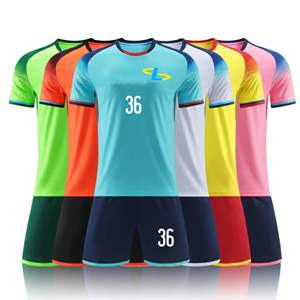 <b>Light</b> Weight Comfortable Men Sports Wear American Football Uniform Black Shirt and Pant Soccer Uniform - Product Image 6