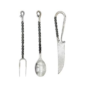 Premium Iron <b>Cutlery</b> <b>Set</b> with Ergonomic Design & Comfortable to Hold Perfect For Home Use Restaurants Original Indian Factory - Product Image 4