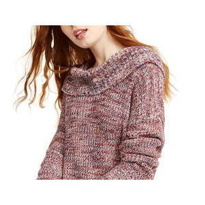 Cardigan da Donna American Rag Juniors' con Collo a Cappuccio e Bottoni Decorativi, Traspirante, Rosso, Taglia S, per Autunno Inverno - Product Image 2