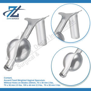 Retractor Vaginal Ponderado Auvard Doyen con Orificios, Hojas de 70x38 mm, 2.5 Libras, Plástico Reutilizable, Instrumentos Quirúrgicos Básicos para Urología y Cirugía - Product Image 2