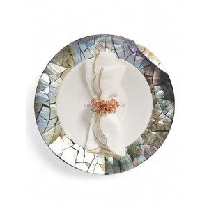 Round Capiz <b>Placemat</b> Wholesale Production for Retailers and Hospitality <b>Dining</b> <b>Table</b> Decor From Vietnam - Product Image 2