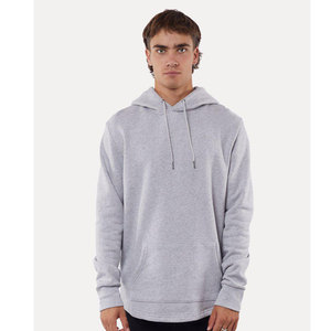 Sweat-shirt à capuche en coton 100% pour hommes, ourlet incurvé, vente en gros, débardeur de sport, logo personnalisé, OEM - Product Image 5