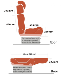 Luxe Simple RV Minibus Voiture Bus VIP Sièges d'avion en cuir <span class=keywords><strong>Lit</strong></span> double à vendre - Product Image 6