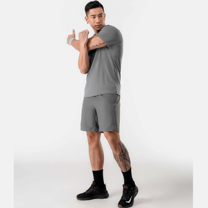 Bermuda en spandex à séchage rapide pour homme avec poches cachées tissées de style sportif à taille élastique-Service OEM disponible - Product Image 6