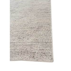 Contour Grey & Black Hand Loom Wool <b>Rugs</b> 10mm Thick Rectangular Abstract Pattern for Home Hallway or <b>Bedside</b>-Model Hwl-295 - Product Image 4