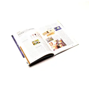 La impresión de libros encuadernados en espiral puede ser revistas educativas de tapa blanda Folleto de libros de texto para estudiantes