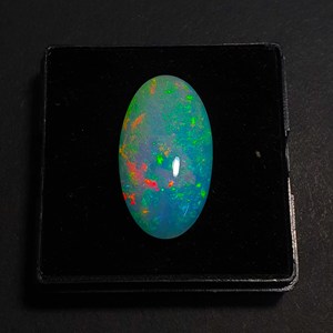 Opale éthiopienne naturelle, Cabochon ovale, pierre précieuse en vrac ~ multi-fire Welo Opal, Cabochon ovale de qualité-opale blanche - Product Image 3