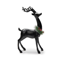 Statue d'animal moderne, mini sculpture de cerf, métal massif, écologique, taille personnalisée, décoration de table à domicile, collection d'art INDART