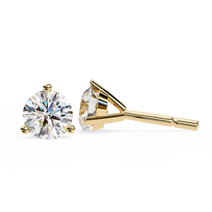 Boucles d'oreilles magnifiques en or 18 carats avec diamant de laboratoire, boucles d'oreilles de qualité supérieure - Product Image 6