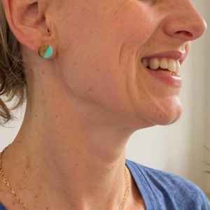 Pendientes de Resina Coloridos para Niñas, Joyería de Moda, para Fiestas y Atuendos Casuales, Elegantes y Hechos a Mano - Product Image 5