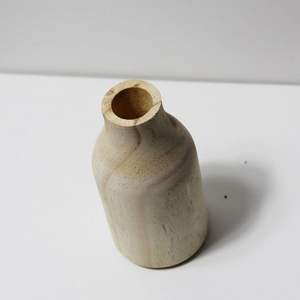 Vase à fleurs en bois d'accent de table décoratif pour la maison moderne de haute qualité pour les cadeaux et les décorations utilisés en Inde - Product Image 3