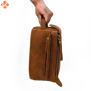 2024 nuevo diseño personalizado neceser precio al por mayor neceser de cuero hecho en Pakistán - Product Image 3