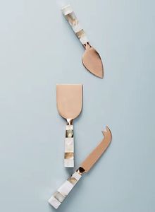 El más popular en acero inoxidable con madera de acacia y mango de cuerda cuchillo de queso clásico Mini cuchillo de queso de mantequilla para uso múltiple - Product Image 3