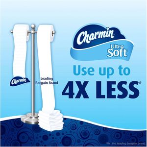 CharminUltra Soft Toilet <b>Paper</b>, Bath Tissue, Mega <b>Roll</b>, 6 Count - Product Image 3