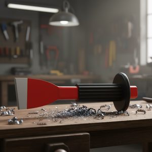 สิ่วหน้ากว้าง Facom พร้อมตัวป้องกันสำหรับสิ่วและเหล็กเจาะ - Product Image 3