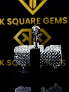 Colgante Hip Hop con Letra Personalizada, Colgante con Número Hip Hop para Hombre, Colgante de Moissanita, Joyería Hip Hop Ice Out - Product Image 3