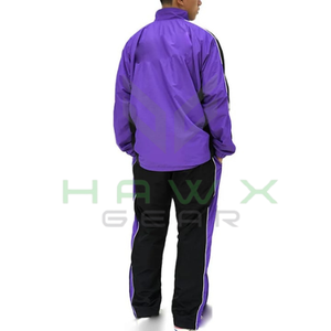 Ensemble veste et pantalon coupe-vent réfléchissant de luxe pour hommes nouveau design Streetwear d'hiver 100% coton deux couleurs - Product Image 5
