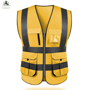 Chaleco de Seguridad Cómodo de Algodón/Poliéster para Trabajo, ANSI Clase 1, Impermeable, con Luz LED, Logotipo/Color Personalizado, Alta Calidad - Product Image 1