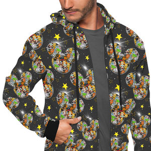 เสื้อฮู้ดพิมพ์ลายซับลิเมชันของผู้ชายเสื้อมีฮู้ดผู้ชายสำหรับฤดูใบไม้ร่วงฤดูหนาวไซส์ใหญ่พิเศษ - Product Image 6