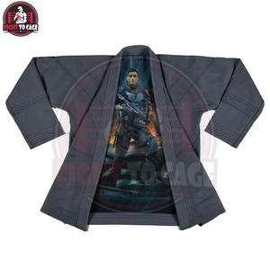 Kimono de Jiu-Jitsu brésilien BJJ, coupe confortable pour l'entraînement quotidien, unisexe, polyester et coton, pour les arts martiaux - Product Image 5