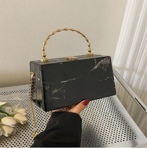 Premium marble hand clutch, high-end stone <b>purses</b> handcrafted stylish designs, elegant luxury accessories at wholesale prices - Product Image 1