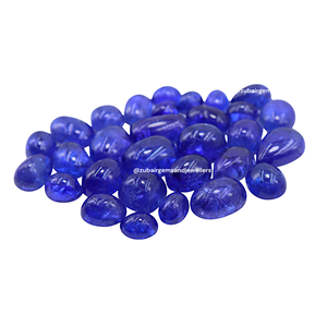 อัญมณี Tanzanite Cabochon ธรรมชาติอัญมณีหลวมสำหรับทำเครื่องประดับแหวน Tanzanite และอุปกรณ์เสริมอื่นๆ - Product Image 2
