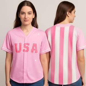 Maillot de baseball personnalisé pour hommes et femmes, respirant et personnalisé avec numéro de logo cousu/imprimé. - Product Image 3