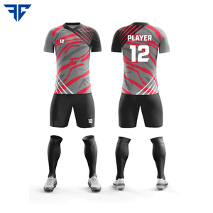 Camiseta deportiva de sublimación Digital personalizable de alta calidad, uniforme de fútbol para adultos de poliéster de primera calidad, conjunto barato con logotipo Unisex - Product Image 2