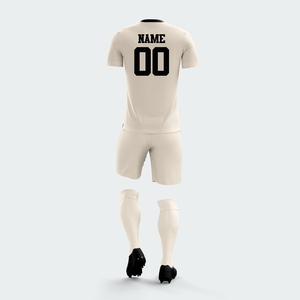 เสื้อฟุตบอลคุณภาพพรีเมียม โพลีเอสเตอร์ 100% แบบสั้น พิมพ์ลายดิจิตอลด้านหน้า ออกแบบเองได้ แห้งเร็ว ระบายอากาศดี ต้านเชื้อแบคทีเรีย - Product Image 3