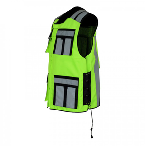 New Custom High Visibility Safety Vest for Men Women Polyester <b>Work</b> <b>Wear</b> with Reflective Mesh Features Customizable Logo Support - Product Image 2