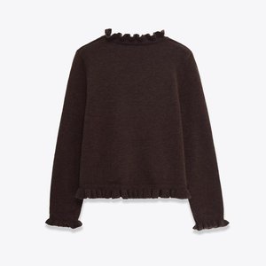 เสื้อสเวตเตอร์คอกลมแขนยาวสำหรับผู้หญิงพิมพ์ลายแบบย้อนยุคใส่2025ฤดูใบไม้ร่วงใหม่2756132 - Product Image 3