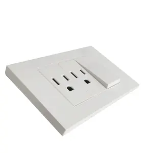 Best sale 1 gang wall switch For home and 6 pin US American standard wall socket outlet
