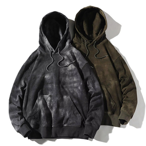 Haute Qualité Respirant Personnalisé Surdimensionné Hommes Acide Lavage Hoodies Vintage Stone Wash Pull pour Hommes Femmes Hiver En Gros - Product Image 2
