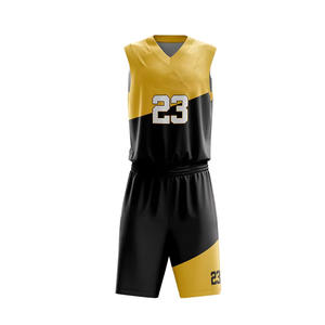 Conjunto de Camiseta y Pantalones Cortos de Baloncesto para Hombre, Diseño Personalizado, Transpirable, con Logotipo Impreso por Sublimación, Uniforme de Entrenamiento de Baloncesto Liso - Product Image 1