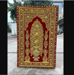 Joya Zari bordado a mano colgante de pared Material de silicona duradero para decoración del hogar elegante para sala de estar Oficina - Product Image 3