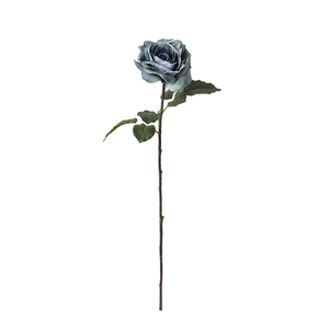 Simüle nemlendirici gül yapıştırılmış tek şube dokunmatik nemlendirici düğün gül kapalı dekorasyon yapay çiçek paket - Product Image 5
