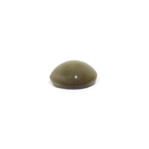 Pierre précieuse ovale en minéral synthétique poli Catseye 4,58 carats, taille personnalisable pour accessoires de bijouterie, hauteur 3 mm - Product Image 3