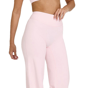 Leggings Deportivos de Alta Calidad para Gimnasio, Leggings de Yoga Holgados de Cintura Alta, Pantalones Deportivos de Pierna Recta para Mujer - Product Image 4