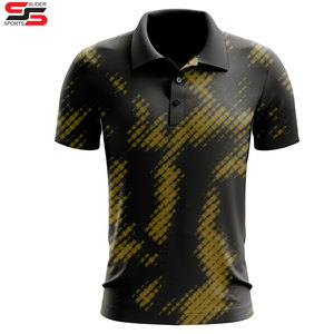 OEM ODM sublimación de manga corta deportes camiseta al por mayor camisas para hombres 100 poliéster Zip up Polo Shirt - Product Image 4