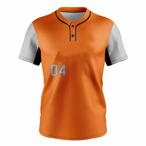 Conjuntos de béisbol transpirables de nuevo diseño clásico único 100% poliéster uniformes al por mayor hombres barato OEM ODM ropa de Softbol - Product Image 5