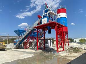 Centrale à béton compacte de 60 M3/h à courroie Système de convoyeur efficace avec composants de base Pompe Moteur Moteur Boîte de vitesses - Product Image 2