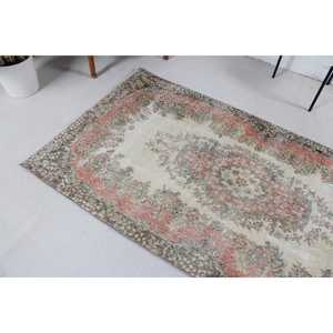 Tapis turc 3,8x7,2 pieds, tapis persan rouge en laine - Product Image 2