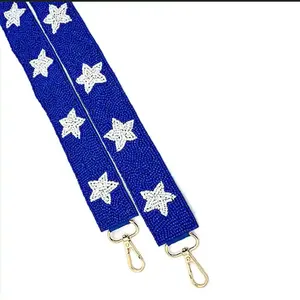 2024 sacs à main perlés colorés faits à la main populaires avec poignée de suspension de sac en résine en plastique sacs à bandoulière transparents pour le jour du match - Product Image 6