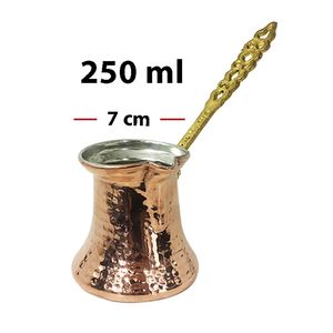 Shark Anatolia Classic Kervan 250ml Copper Coffee <b>Pot</b> (THIN) Durable Kahramanmaras Origin Coffee <b>Tea</b> <b>Sets</b> for Hotel Restaurant - Product Image 1