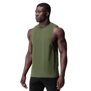 Men's <b>Slim</b> Fit Singlets Lightweight Tank Tops Quick Dry Sweat Wicking O Neck Stringers Drop Arm Gym <b>Vest</b> - Product Image 6