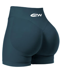 Shorts Deportivos de Verano Coloridos de Nuevo Diseño, Buena Elasticidad, Cintura Alta, para Mujer, para Gimnasio, Fitness, Yoga - Product Image 2