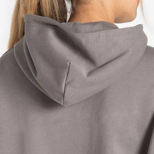 Sudadera de Manga Larga para Hombre, 100% Algodón, con Logotipo Personalizado, Transpirable, Informal, con Capucha, Estampado Térmico, Diseño Sólido, para Invierno - Product Image 4